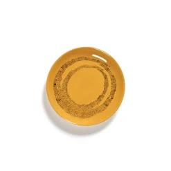 Assiette A Mignardises Feast Ceramique Jaune Xs / O 16 Cm - Serax