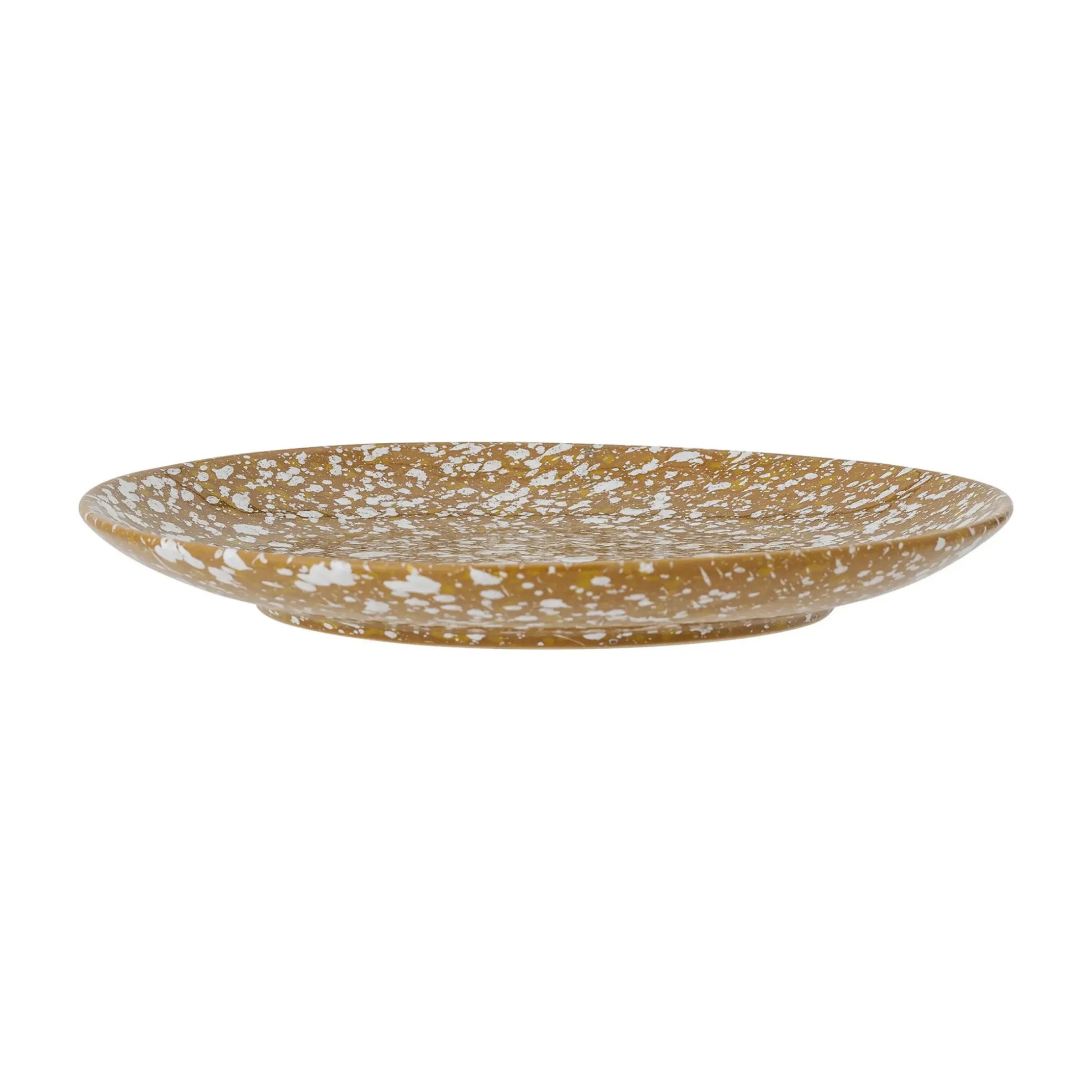 Assiette Carmel Ceramique Jaune Marron / O 26 Cm - Gres - Bloomingville