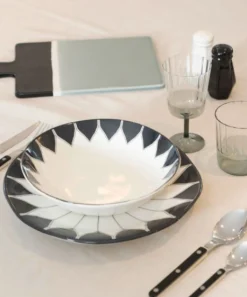 Assiette Creuse Daria Ceramique/ O 23 Cm - Ceramique Peinte A La Main - Maison Sarah Lavoine