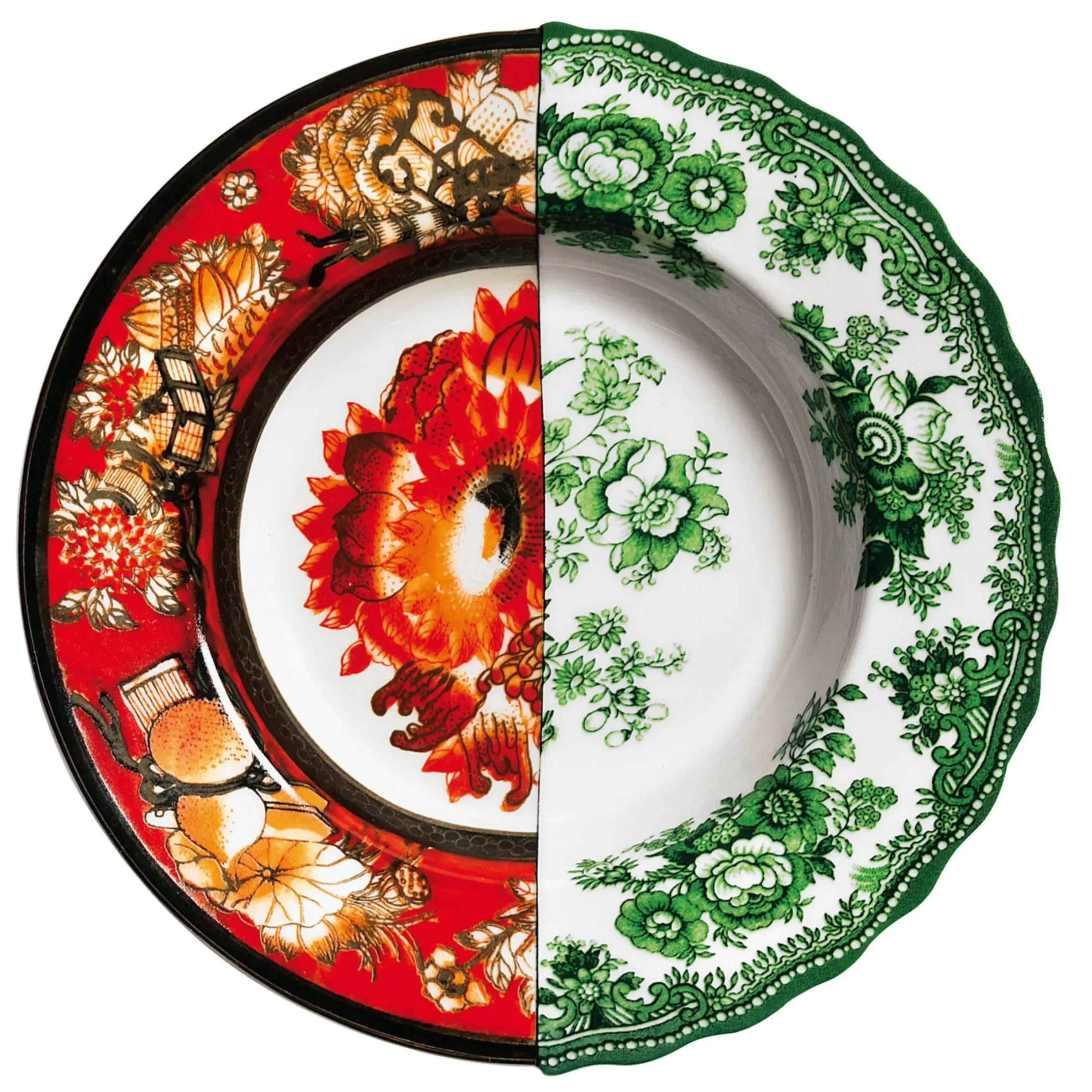 Assiette Creuse Hybrid Ceramique O 25,4 Cm - Seletti