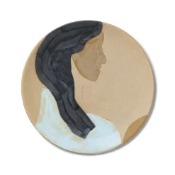 Assiette De Presentation Ceramic Ceramique / O 37,5 Cm - Peut Etre Fixee Au Mur - Ferm Living