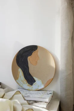 Assiette De Presentation Ceramic Ceramique / O 37,5 Cm - Peut Etre Fixee Au Mur - Ferm Living