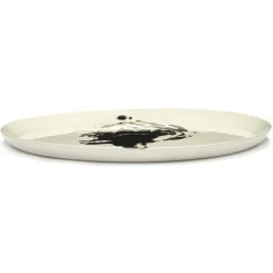 Assiette De Presentation Feast Ceramique Blanc / O 35 X H 2 Cm - Serax