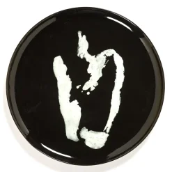 Assiette De Presentation Feast Ceramique Noir / O 35 X H 2 Cm - Serax