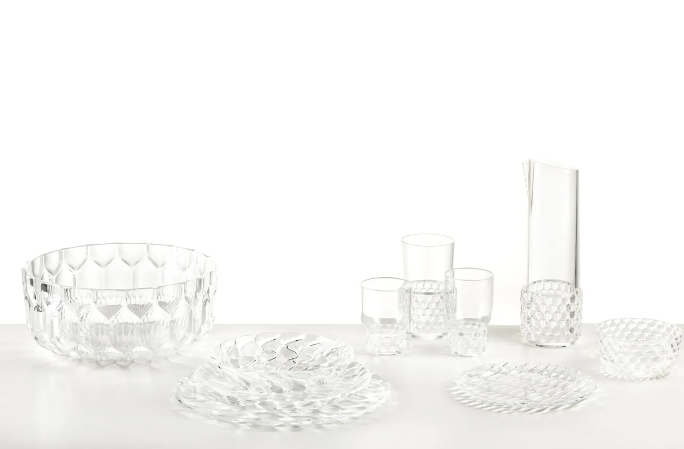 Assiette Jellies Family Plastique Transparent / O 27 Cm - Kartell