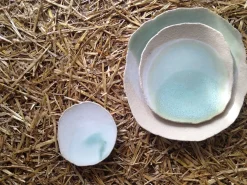 Assiette Wabi Ceramique/ 27 X 30 Cm - Gres Fait Main - Jars Ceramistes