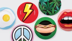 Assiette Weed Ceramique / Porcelaine - O 27 Cm - Seletti