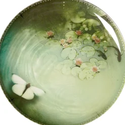 Assiette Yuan Plastique Vert / Set De 4 - O 25 Cm / Melamine - Ibride