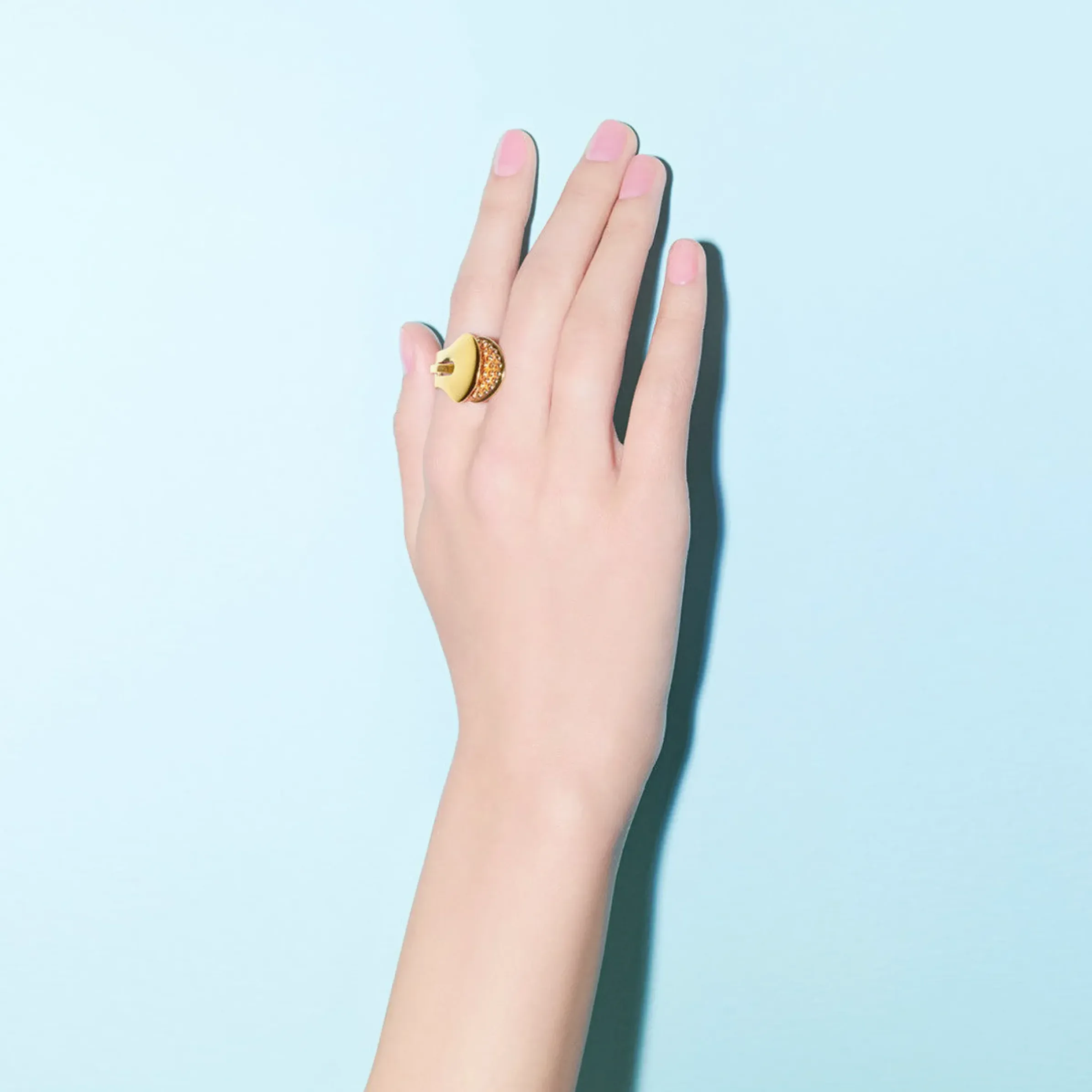Bague Venusia - Trama Metal / Small - Alessi