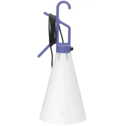 Baladeuse Mayday Indoor Plastique Violet / Polypropylene Recycle - H 53 Cm - Flos