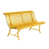 Banc Avec Dossier Louisiane Metal Jaune / L 150 Cm - Fermob