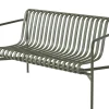 Banc Avec Dossier Palissade Metal Vert / L 128 Cm - R & E Bouroullec - Hay