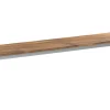 Banc Be-Easy Metal Blanc Bois Naturel / Teck - 180 X 40 Cm - Kristalia