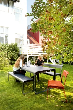Banc Bellevie Metal Vert / L 161 Cm - 4 Places - Fermob