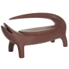 Banc Big Kroko Bio Plastique Beige / L 167 Cm - Bioplastique / 2 Places - Slide