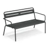 Banc Empilable Star Metal / Avec Accoudoirs - L 129 Cm - Emu