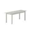 Banc Linear Metal Gris / L 110 Cm - Muuto