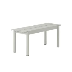 Banc Linear Metal Gris / L 110 Cm - Muuto