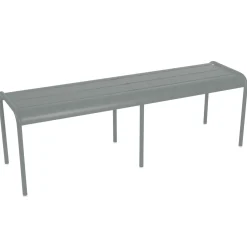 Banc Luxembourg Metal Gris 3/4 Places / L 145 Cm - Aluminium - Fermob