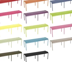 Banc Luxembourg Metal Marron Beige 3/4 Places / L 145 Cm - Aluminium - Fermob