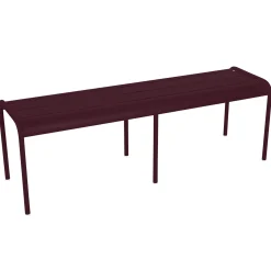 Banc Luxembourg Metal Rouge 3/4 Places / L 145 Cm - Aluminium - Fermob