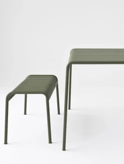 Banc Palissade Metal Gris / L 120 Cm - R & E Bouroullec - Hay
