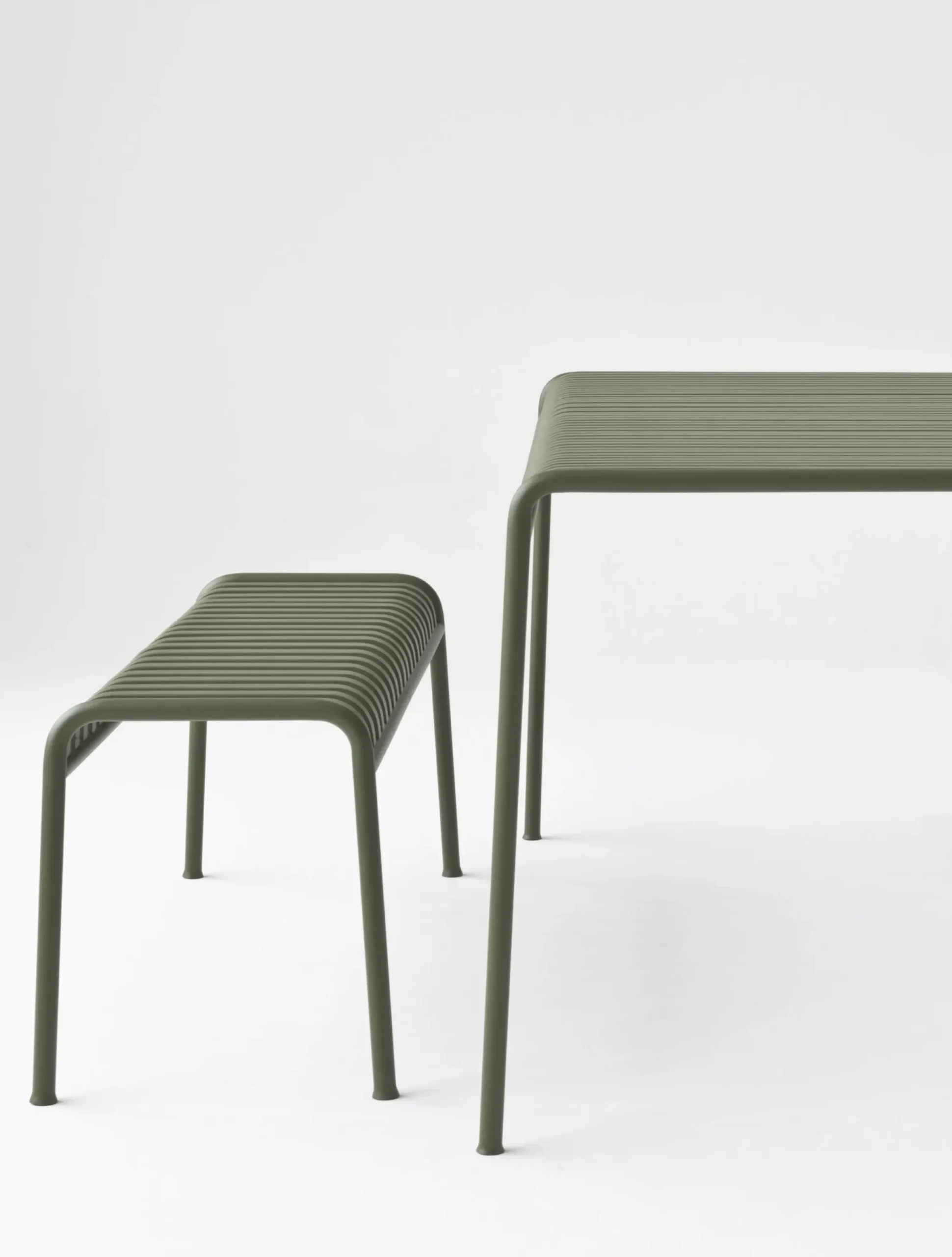 Banc Palissade Metal Gris / L 120 Cm - R & E Bouroullec - Hay