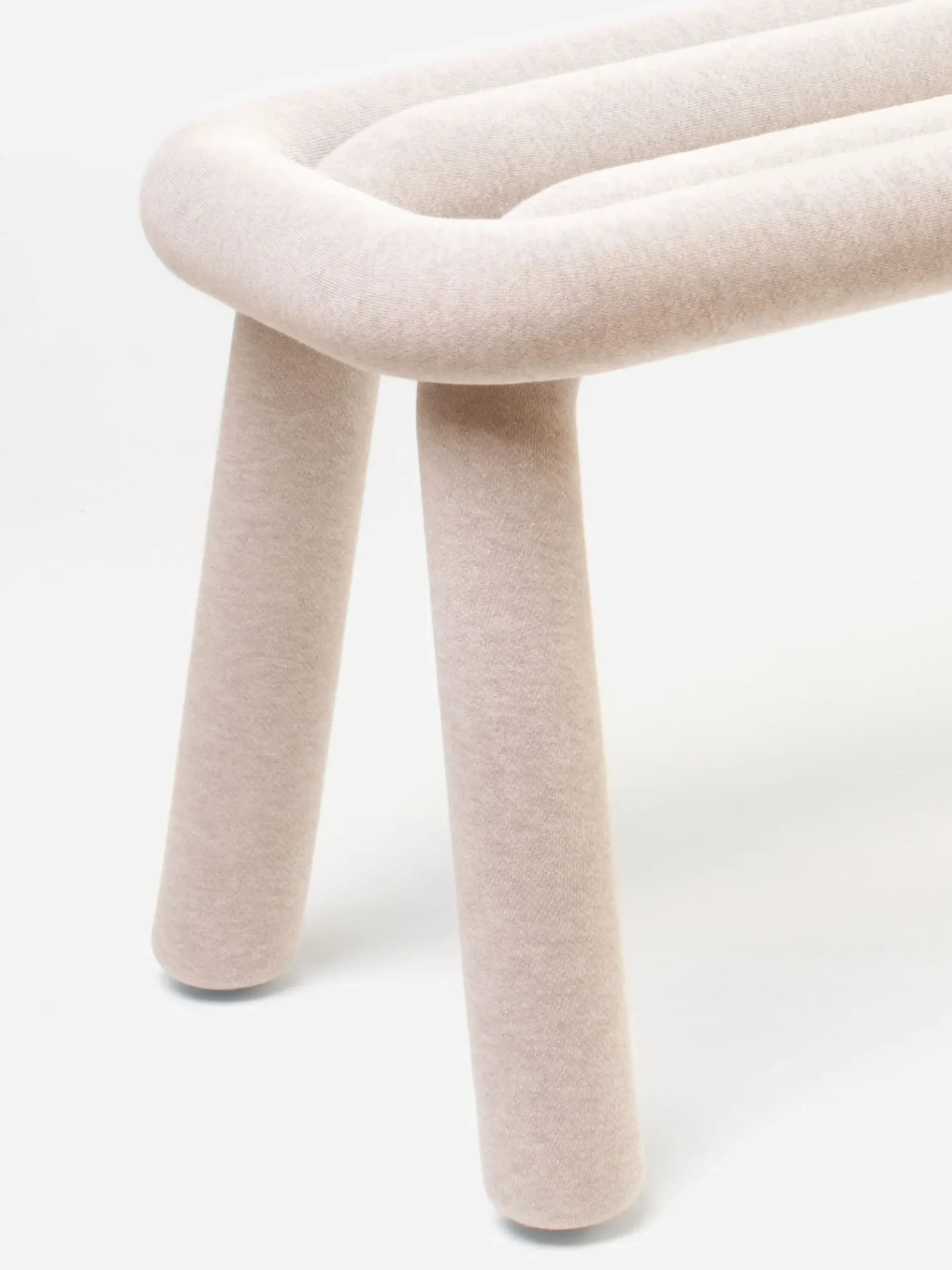 Banc Rembourre Bold Tissu Beige / L 100 Cm - Moustache