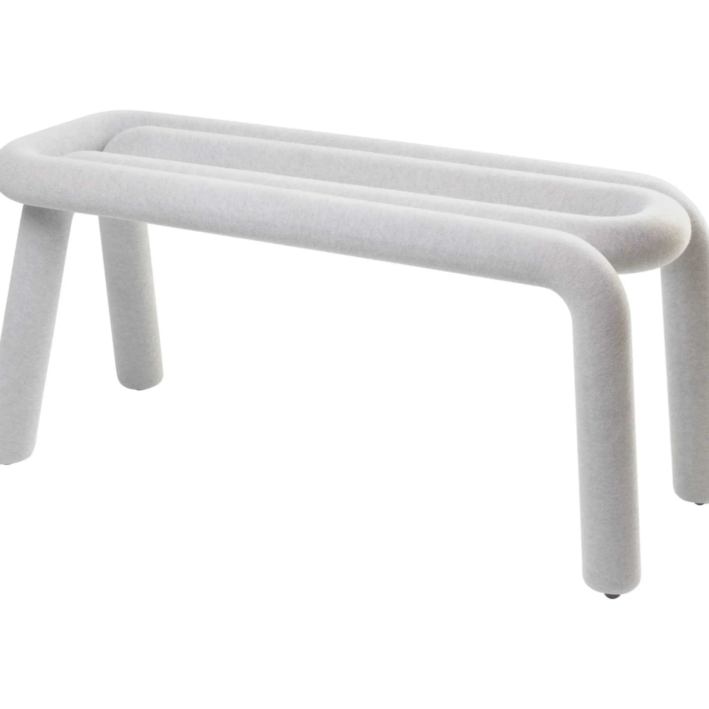 Banc Rembourre Bold Tissu Gris / L 100 Cm - Moustache