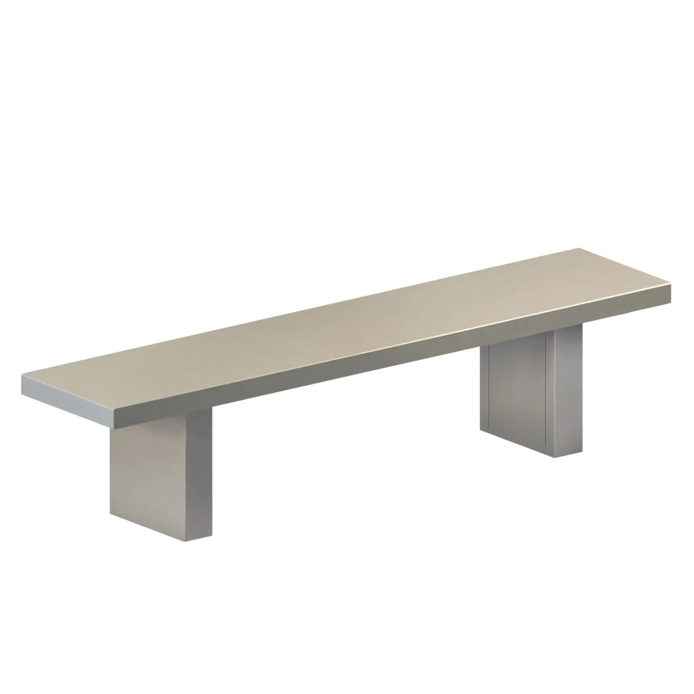 Banc Tommaso Outdoor Metal Gris / L 160 Cm - Zeus
