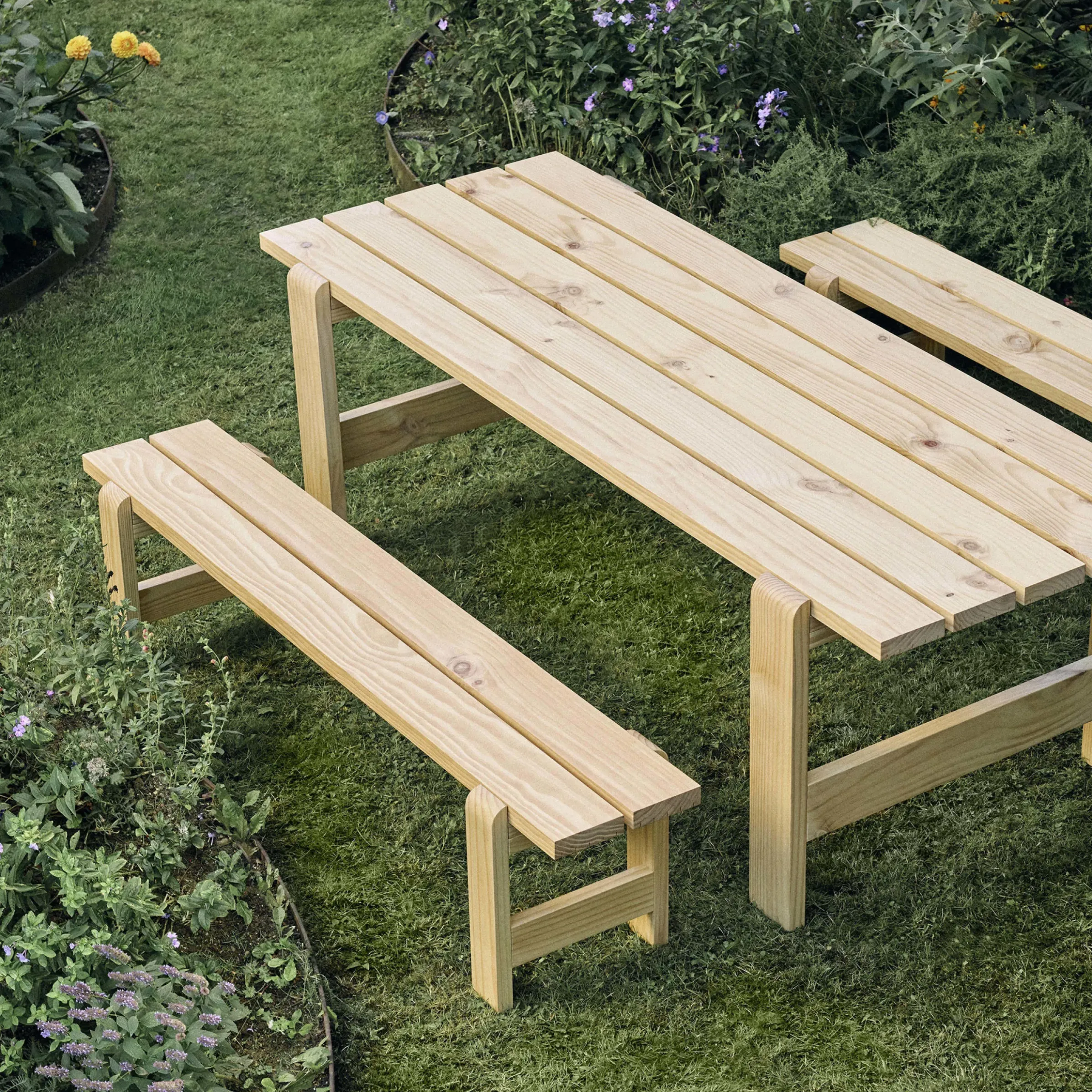 Banc Weekday Bois Vert / L 190 Cm - Hay