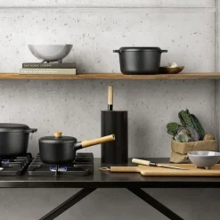 Bloc A Couteaux Nordic Kitchen Bois Noir / Pour 8 Couteaux - Eva Solo