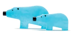 Bloc Refrigerant Blue Bear Plastique / Large - L 18 Cm - Pa Design