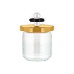 Bocal Hermetique / By Ettore Sottsass - 75 Cl Verre Bois/ Alessi 100 Values Collection - Alessi