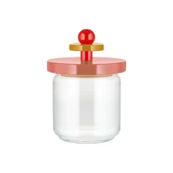 Bocal Hermetique / By Ettore Sottsass - 75 Cl Verre Bois/ Alessi 100 Values Collection - Alessi