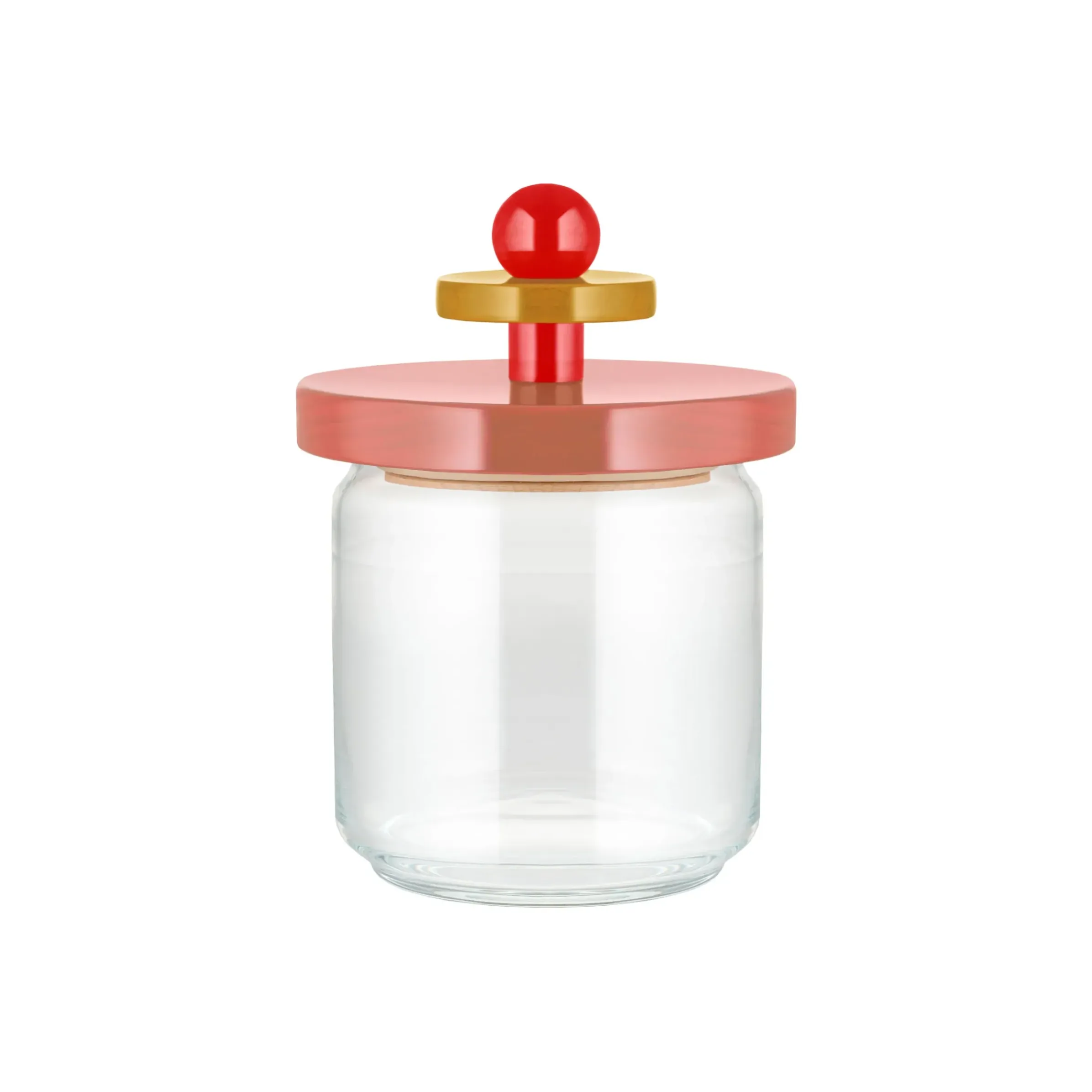 Bocal Hermetique / By Ettore Sottsass - 75 Cl Verre Bois/ Alessi 100 Values Collection - Alessi