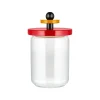 Bocal Hermetique / By Ettore Sottsass - 100 Cl Verre Bois/ Alessi 100 Values Collection - Alessi