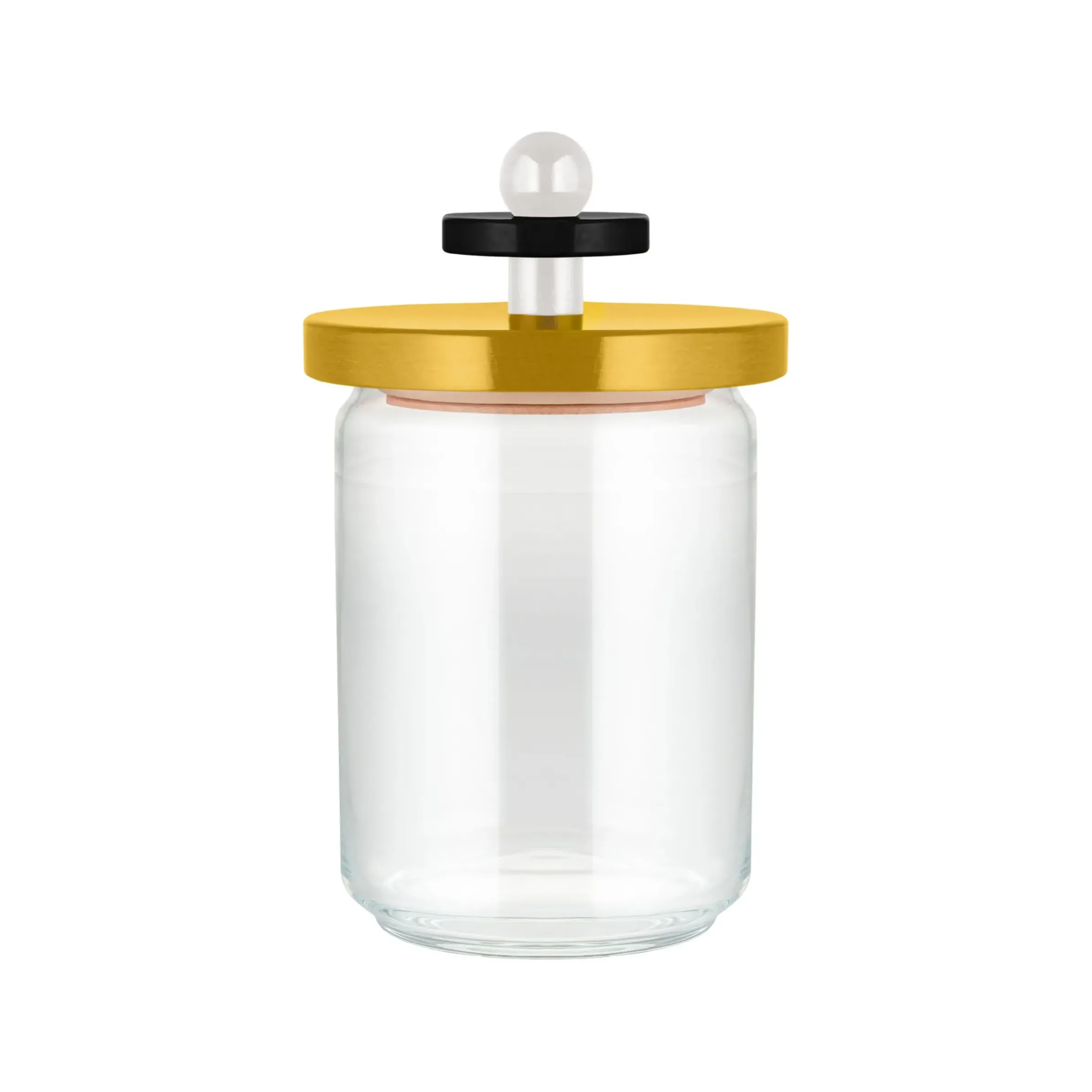 Bocal Hermetique / By Ettore Sottsass - 100 Cl Verre Bois/ Alessi 100 Values Collection - Alessi