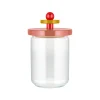 Bocal Hermetique / By Ettore Sottsass - 100 Cl Verre Bois/ Alessi 100 Values Collection - Alessi