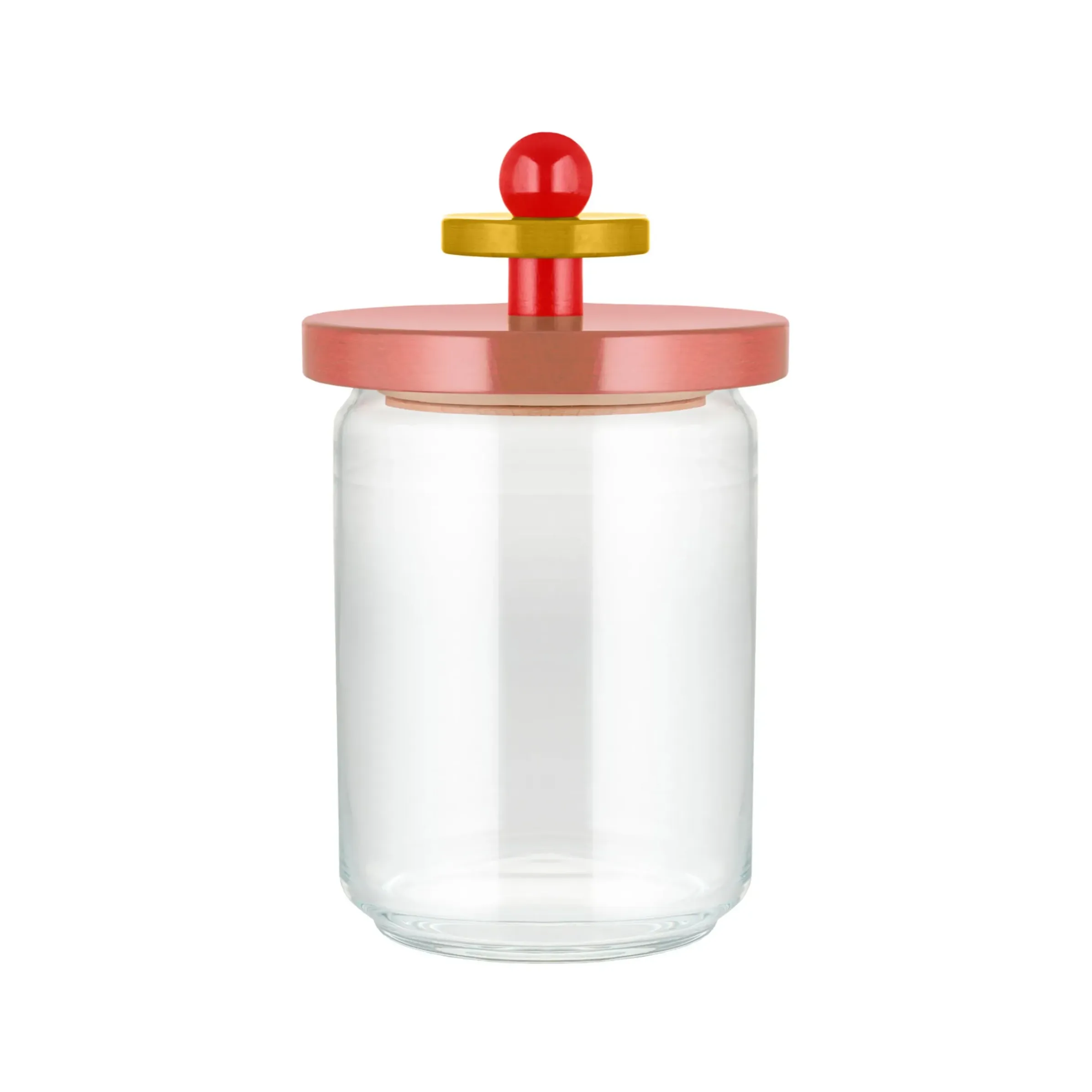 Bocal Hermetique / By Ettore Sottsass - 100 Cl Verre Bois/ Alessi 100 Values Collection - Alessi