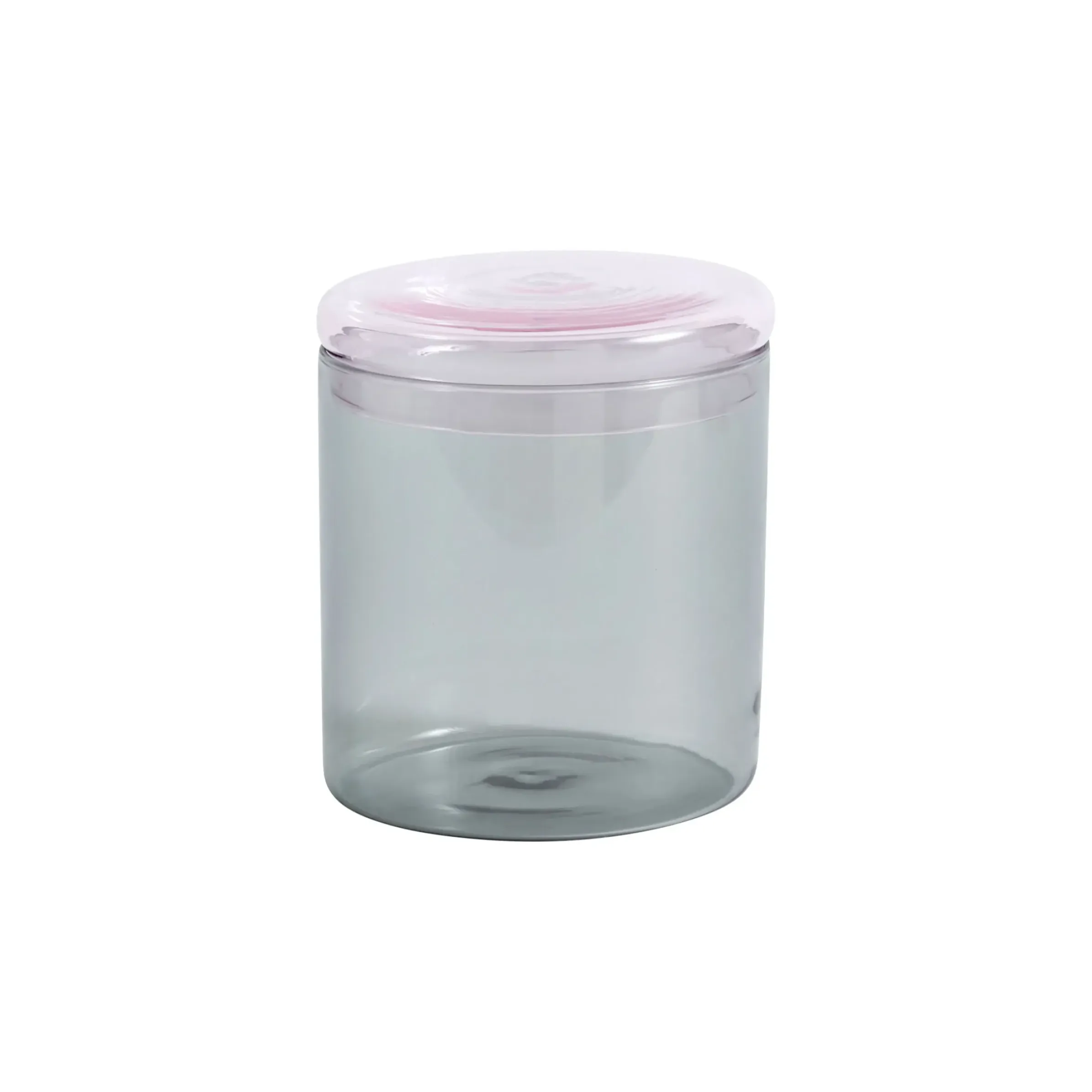 Bocal Hermetique Large Verre Gris / O 12 X H 13,5 Cm - 1 L / Verre - Hay
