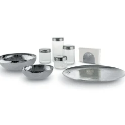 Bocal Hermetique Veneer Metal Verre Transparent / 50 Cl - Alessi