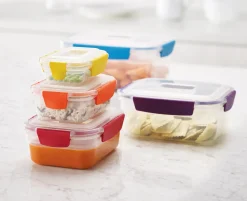 Boite Hermetique Nest Lock Plastique Multicolore / Set De 5 Emboitables - Multi-Tailles - Joseph Joseph