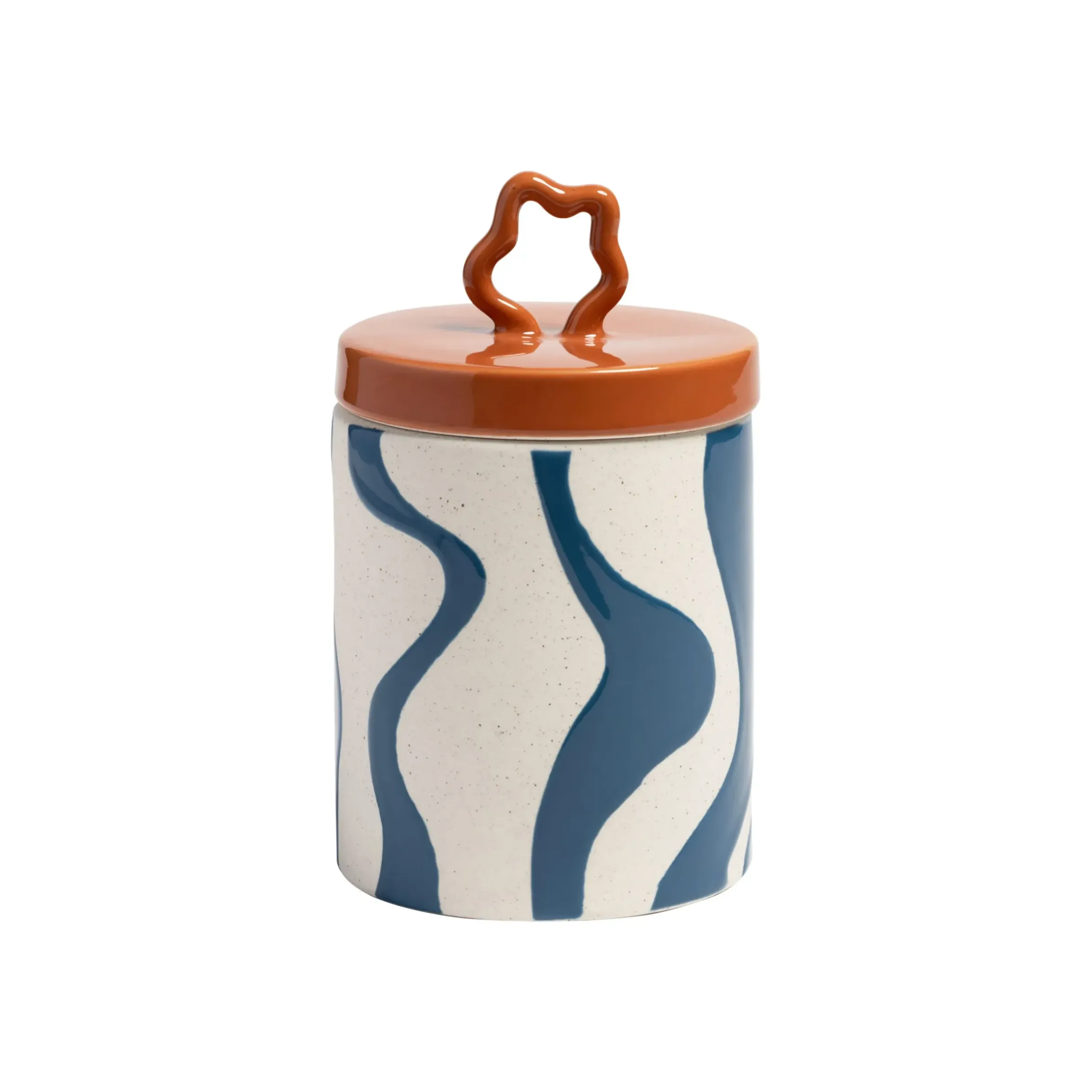 Boite Liquid Ceramique / O 10.5 X H 18 Cm - Ceramique - & Klevering