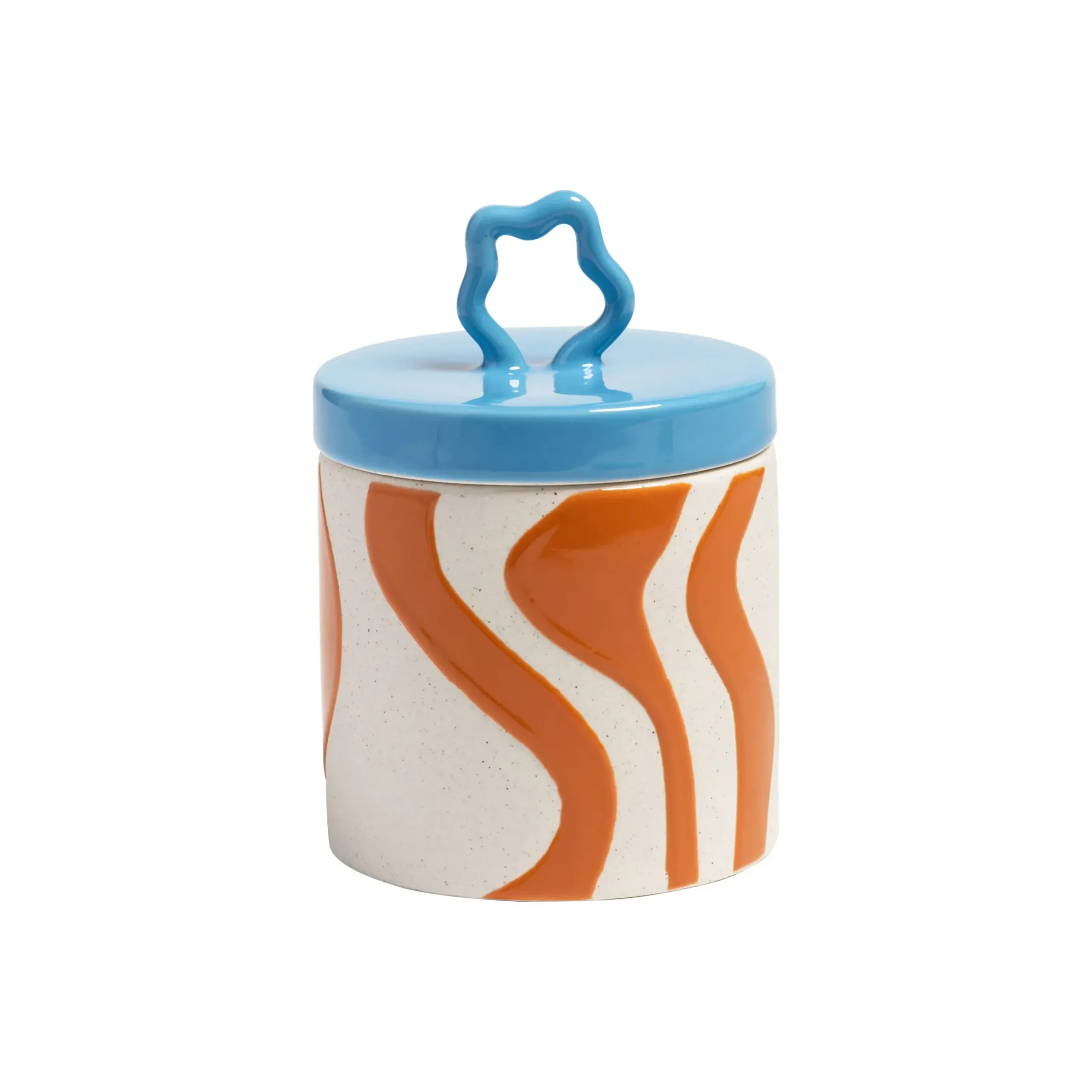 Boite Liquid Ceramique / O 10.5 X H 15 Cm - Ceramique - & Klevering