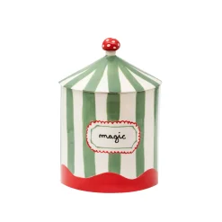 Boite Magic Box Ceramique/ O 15 X H 22,5 Cm - Peint A La Main - Laetitia Rouget