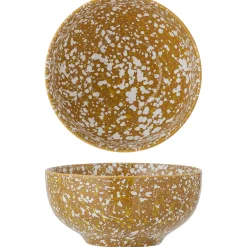 Bol Carmel Ceramique Jaune Marron / Gres - O 15,5 X H 8 Cm - Bloomingville