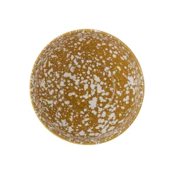 Bol Carmel Ceramique Jaune Marron / Gres - O 15,5 X H 8 Cm - Bloomingville
