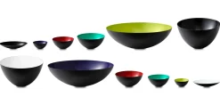 Bol Krenit Metal Blanc Noir / O 12,5 X H 5,9 Cm - Acier - Normann Copenhagen