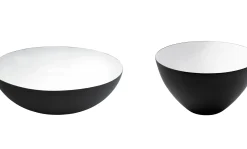 Bol Krenit Metal Blanc Noir / O 12,5 X H 5,9 Cm - Acier - Normann Copenhagen